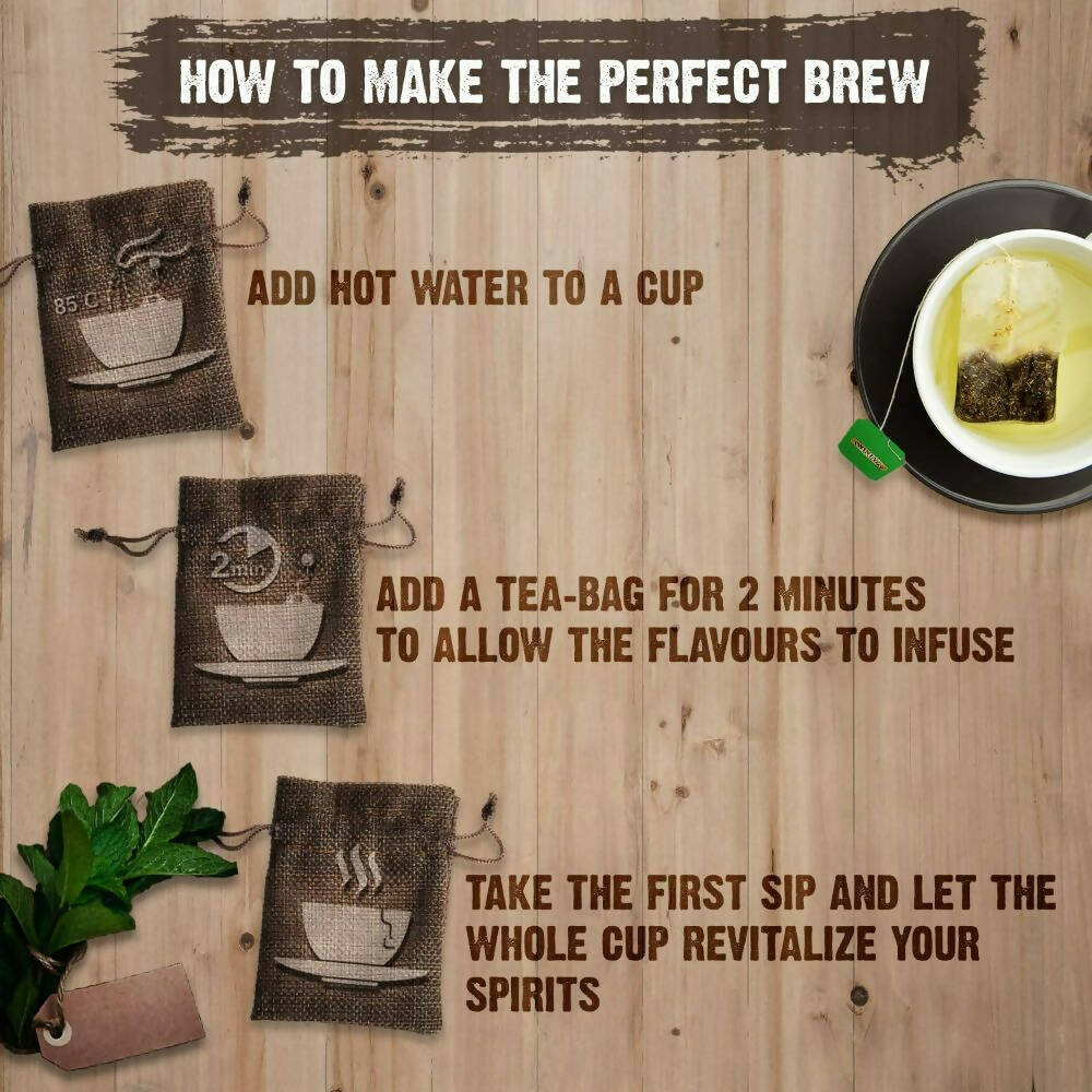 Twinings Green Tea & Mint Teabags - Distacart