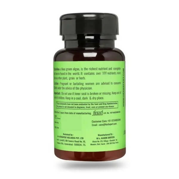 Herbxpert Spirulina Tablets - Distacart