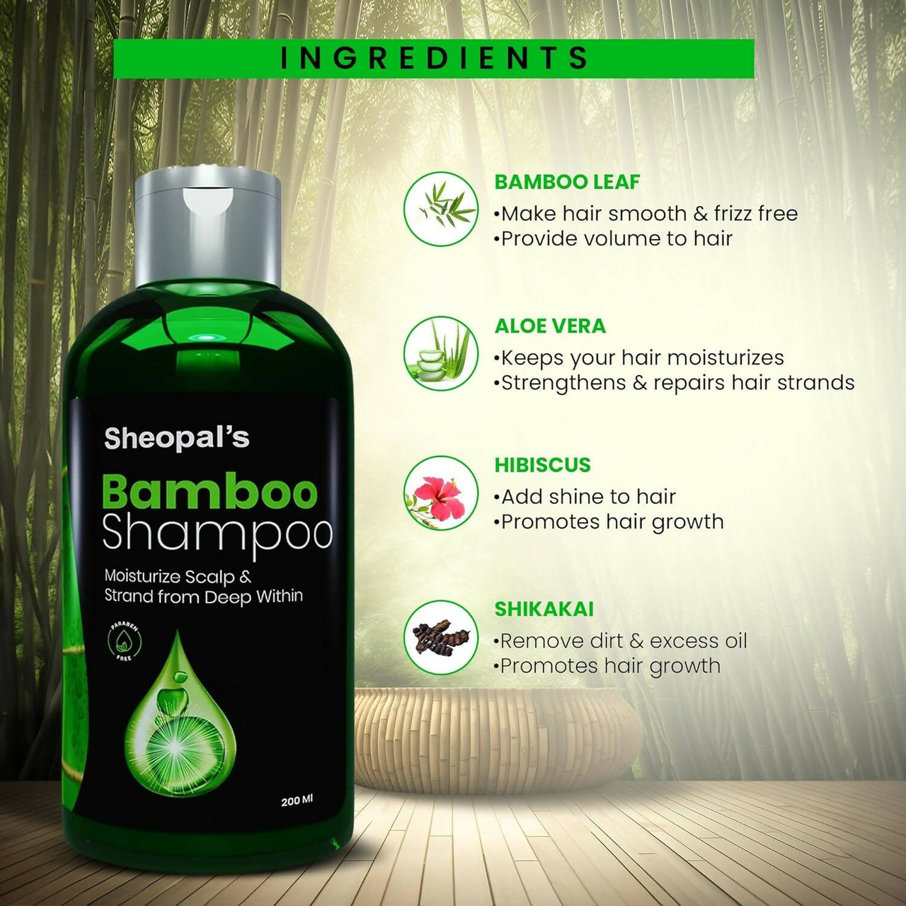 Sheopal's Bamboo Shampoo - Distacart