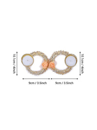 Thumbnail for Tied Ribbons Set Of 6 Multicoloured Decoartive Artificial Flower Tealight Candle Holder - Distacart