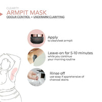 Thumbnail for Green And Beige Armpit Mask For Underarms - Distacart