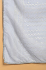 Thumbnail for Janasya Women's Grey Poly Chanderi Ethnic Motifs Kurta With Pant And Dupatta - Distacart