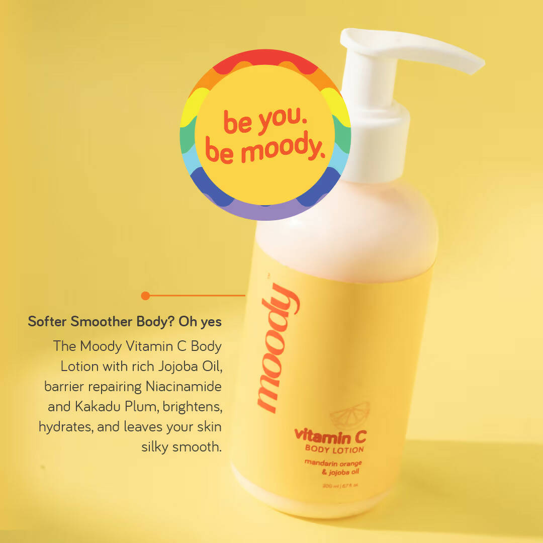 Moody Vitamin C Body Lotion with Mandarin Orange & Jojoba Oil - Distacart