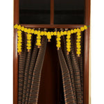 Thumbnail for Tied Ribbons Yellow Entrance Hanging Marigold Flowers Bandhanwar Toran Garland with Bells - Distacart