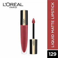 Thumbnail for L'Oreal Paris Rouge Signature Matte Liquid Lipstick - 129 Lead - Distacart
