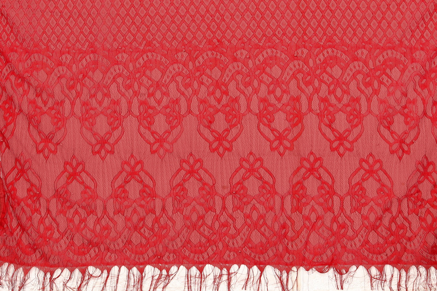 Vamika Net Brasso Red Light Weight Trendy Look Bollywood Style Saree - Distacart