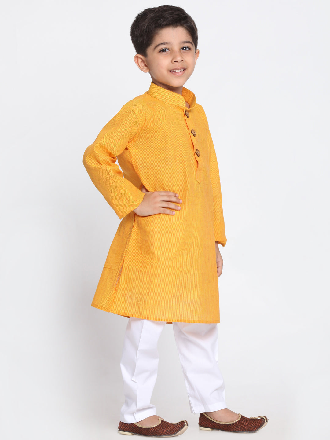 Vastramay A pure south handloom cotton kurta pyjama For Boys - Distacart