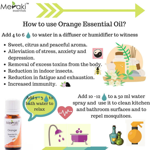 Meraki Essentials Orange Essential Oil - Distacart