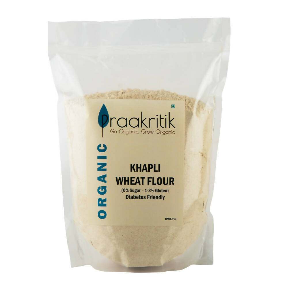 Praakritik Organic Khapli Wheat Atta - Distacart