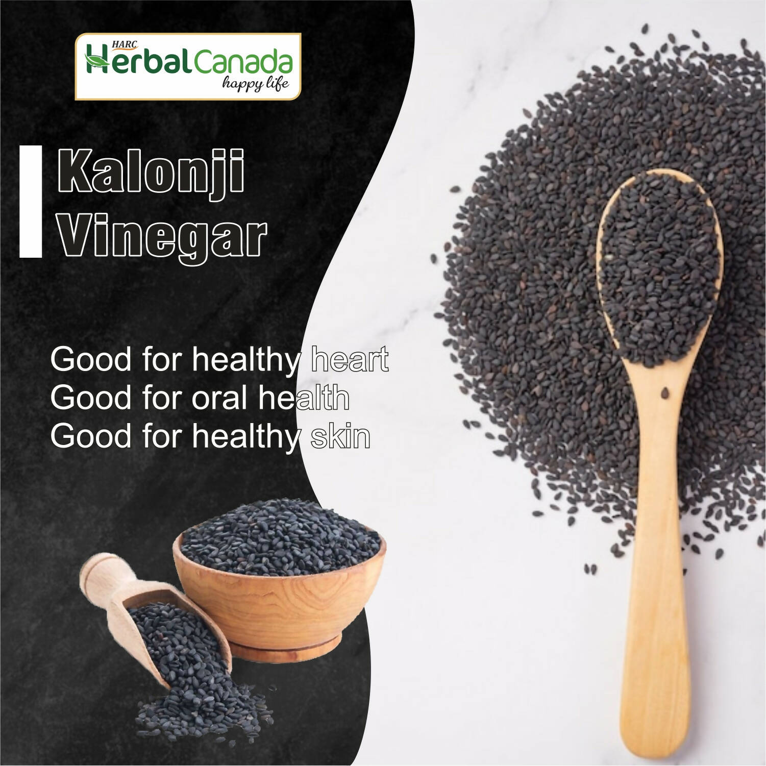 Herbal Canada Kalonji Vinegar - Distacart