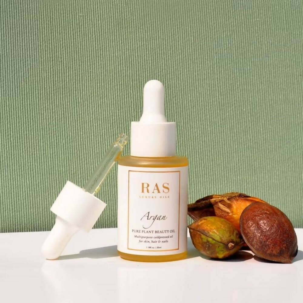 Ras Luxury Oils Argan Pure Plant Beauty Oil - Distacart