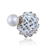 Thumbnail for Trendoo Jewelry Gold Plated Stylish Fancyr White Studs