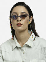 Thumbnail for Multicolored Beaded Evil Eye Mask Chain - Ruby Raang - Distacart