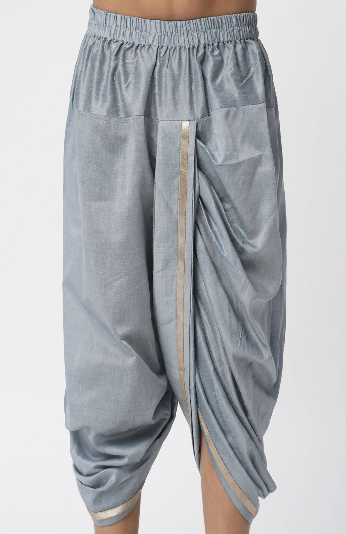 Lil Drama Raangoli Boys Grey Kurta With Dhotiand Jacket Set - Distacart