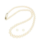 Thumbnail for J Pearls Single Line Round Pearl Necklace - Real Pearl Jewelry - Distacart