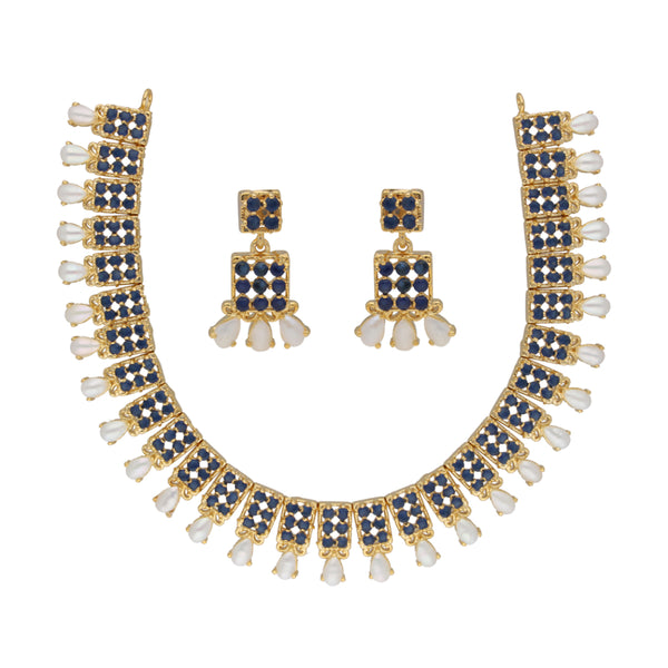 J Pearls Floral Pearl Necklace - Real Pearl Jewelry - Distacart