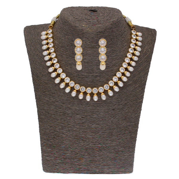 J Pearls Charming Pearl Necklace - Real Pearl Jewelry - Distacart