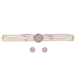 Thumbnail for J Pearls Gajara Pearl Choker - Real Pearl Jewelry - Distacart