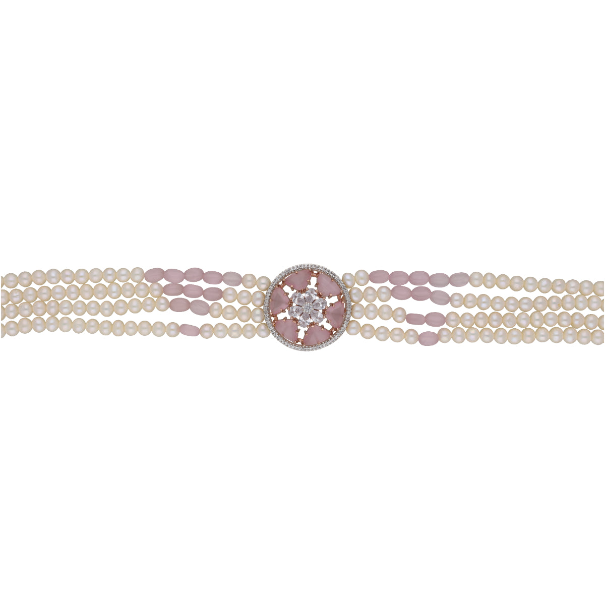 J Pearls Gajara Pearl Choker - Real Pearl Jewelry - Distacart