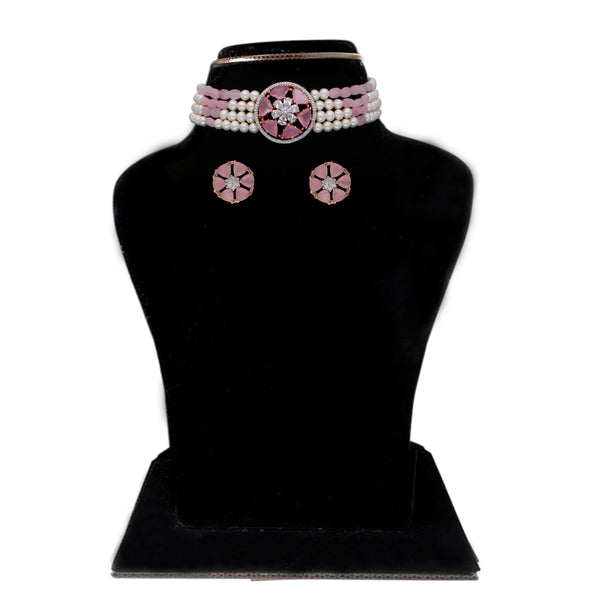 J Pearls Gajara Pearl Choker - Real Pearl Jewelry - Distacart
