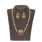 Thumbnail for J Pearls Fancy 1 Line Oval Pearl Necklaces - Real Pearl Jewelry - Distacart