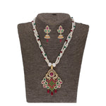 Thumbnail for J Pearls Gamini 3 Lines Seed Pearl Necklaces - Real Pearl Jewelry - Distacart