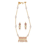 Thumbnail for J Pearls Raksha 1 Line Round Pearl Necklaces - Real Pearl Jewelry - Distacart