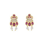 Thumbnail for J Pearls Tulsi 1 Line Round Pearl Necklaces - Real Pearl Jewelry - Distacart