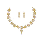 Thumbnail for J Pearls Baasima 1 Line Necklace Set - Real Pearl Jewelry - Distacart