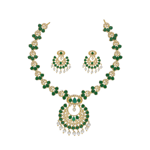 J Pearls Nia Necklace Set - Real Pearl Jewelry - Distacart