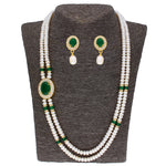 Thumbnail for J Pearls Prominent 2 String Necklace Set - Real Pearl Jewelry - Distacart