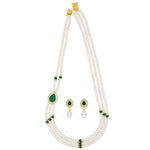 Thumbnail for J Pearls Famous 3 String Necklace Set - Real Pearl Jewelry - Distacart
