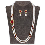 Thumbnail for J Pearls Prominent 2 String Necklace Set - Real Pearl Jewelry - Distacart