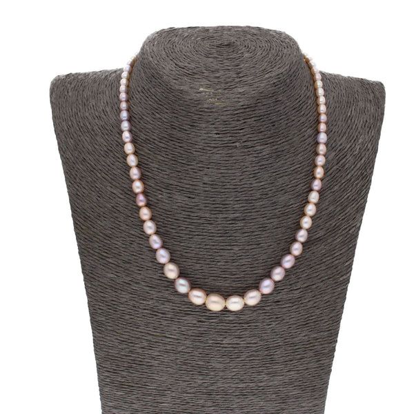 J Pearls Single Line Graded Pearl Set - Real Pearl Jewelry - Distacart