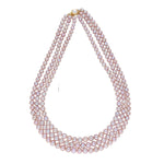 Thumbnail for J Pearls 3 Line 8-9Mm Round Pearl Set - Real Pearl Jewelry - Distacart