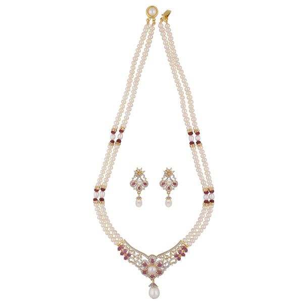 J Pearls Charming Pearl Necklace - Real Pearl Jewelry - Distacart