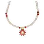 Thumbnail for J Pearls Abdhija 1 Line Pearl Sets - Real Pearl Jewelry - Distacart