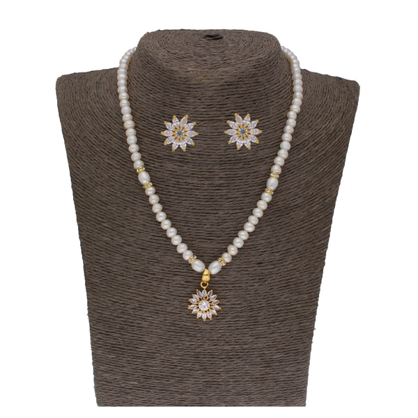 J Pearls Anahita 1 Line Pearl Sets - Real Pearl Jewelry - Distacart