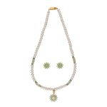 Thumbnail for J Pearls Babita 1 Line Pearl Sets - Real Pearl Jewelry - Distacart