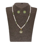 Thumbnail for J Pearls Babita 1 Line Pearl Sets - Real Pearl Jewelry - Distacart