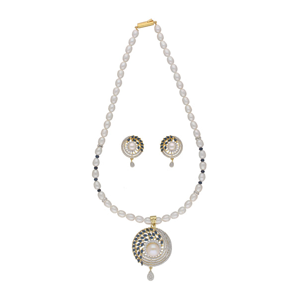 J Pearls Candalini 1 Line Pearl Sets - Real Pearl Jewelry - Distacart