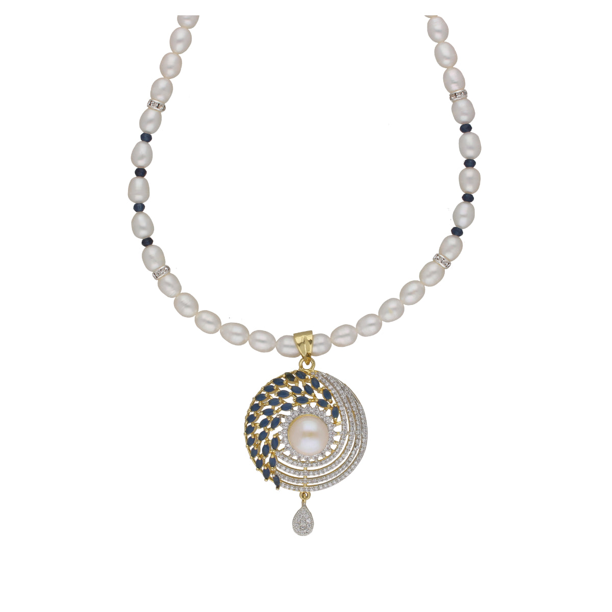 J Pearls Candalini 1 Line Pearl Sets - Real Pearl Jewelry - Distacart