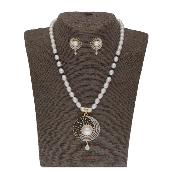 J Pearls Candalini 1 Line Pearl Sets - Real Pearl Jewelry - Distacart