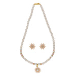 Thumbnail for J Pearls Dhavni 1 Line Pearl Sets - Real Pearl Jewelry - Distacart