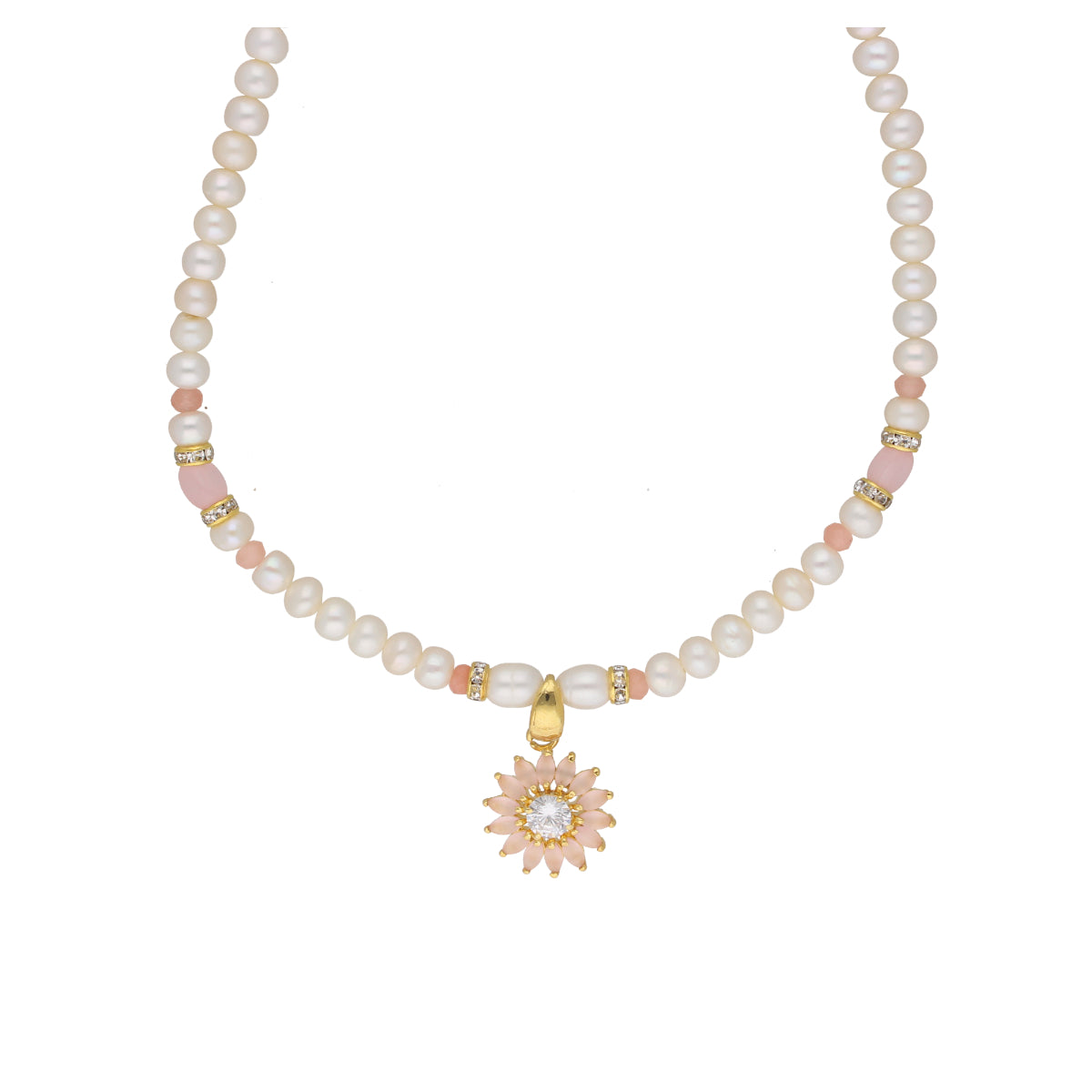 J Pearls Dhavni 1 Line Pearl Sets - Real Pearl Jewelry - Distacart