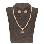 Thumbnail for J Pearls Dhavni 1 Line Pearl Sets - Real Pearl Jewelry - Distacart