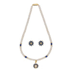 Thumbnail for J Pearls Eeshika 1 Line Pearl Sets - Real Pearl Jewelry - Distacart