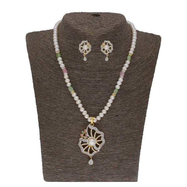 J Pearls Dheivavadivu 1 Line Pearl Sets - Real Pearl Jewelry - Distacart