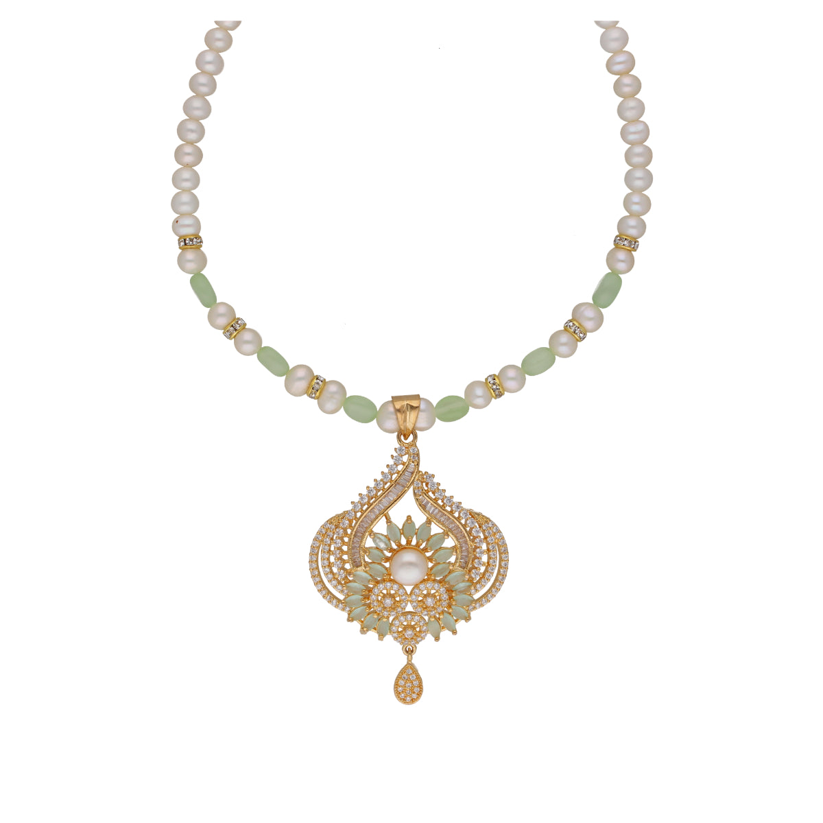J Pearls Fatehjit 1 Line Pearl Sets - Real Pearl Jewelry - Distacart
