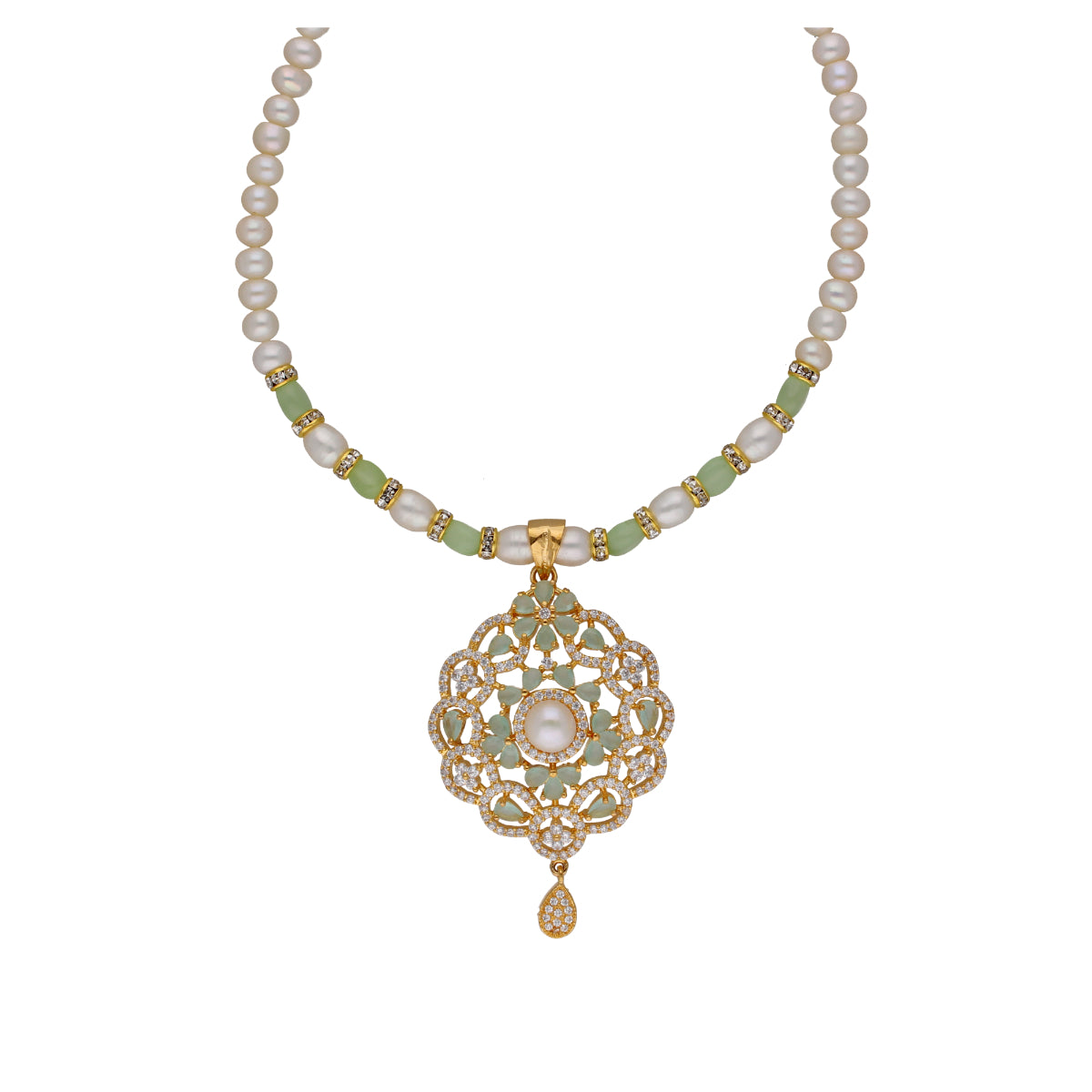 J Pearls Bahgvanti 1 Line Pearl Sets - Real Pearl Jewelry - Distacart